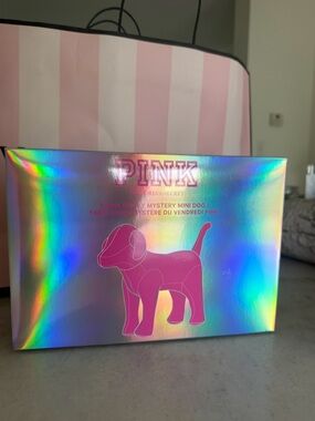 PINK Victoria's Secret Mystery Mini Dog NEW - Pink NEW IN BOX